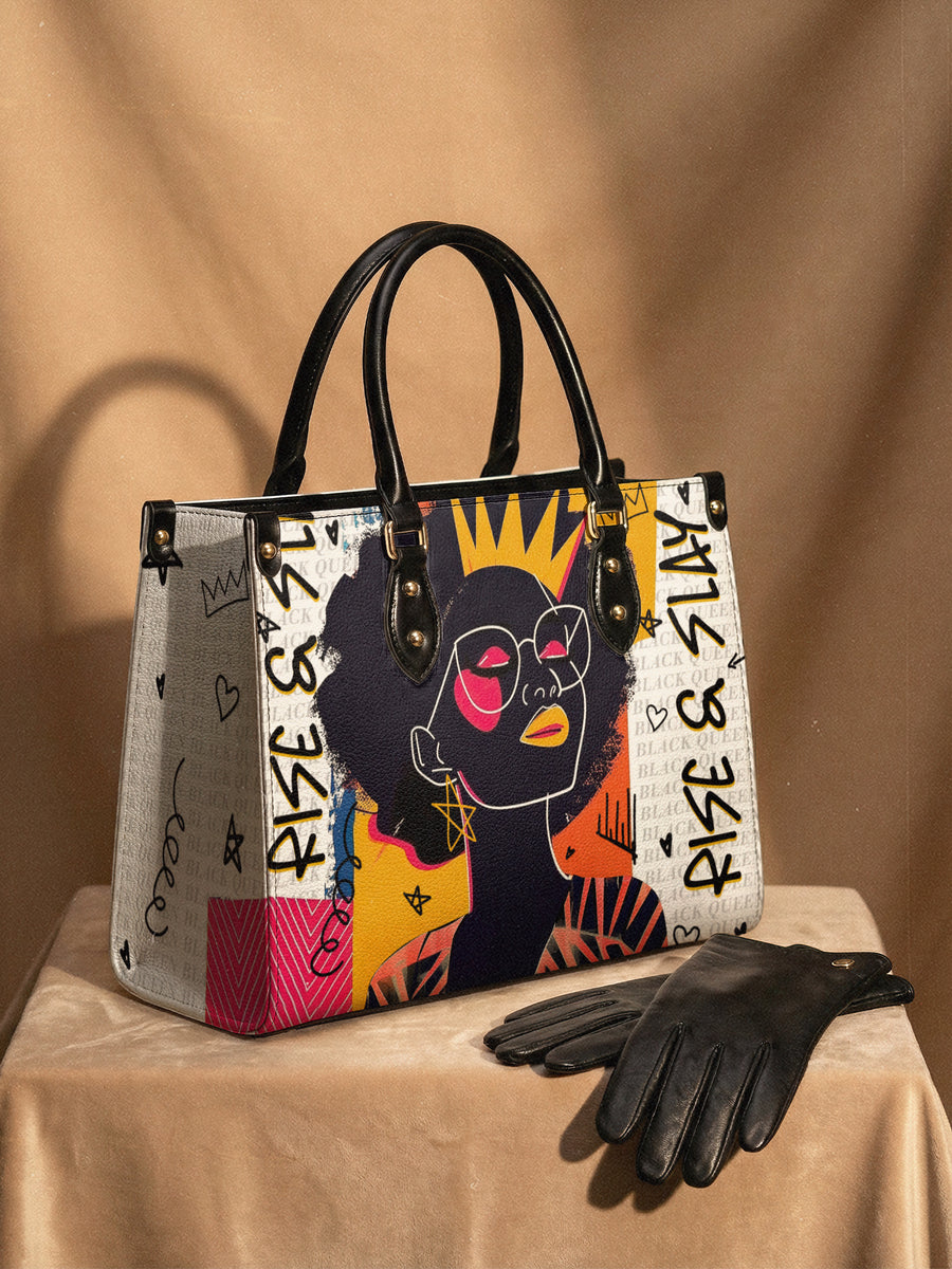 "Aina" Coconut White Leather Handbag
