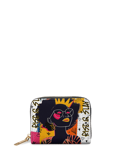 "Aina" Coconut White Mini Wallet