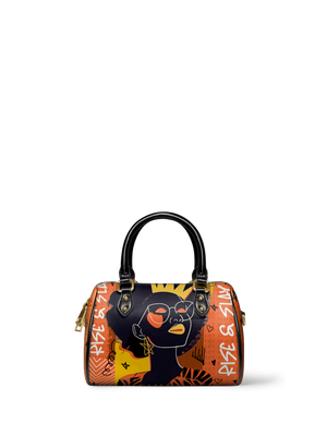 "Aina" Orange Sorbet Mini Satchel