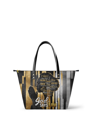 "Amara" Leather Tote Bag