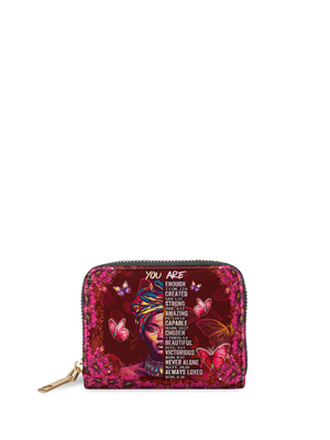 "Imani" Pomegranate Red Mini Wallet