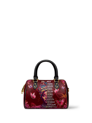 "Imani" Pomegranate Red Mini Satchel