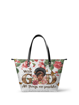 "Zanira" Leather Tote Bag