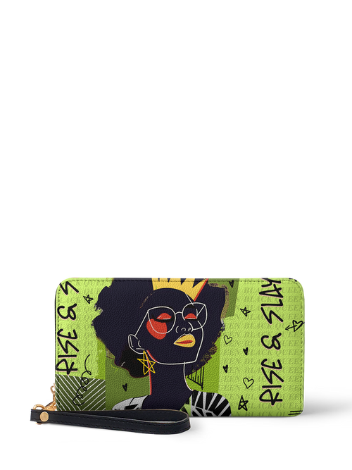"Aina" Lime Pop Wallet