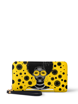 "Fahari" Marigold Pop Wallet