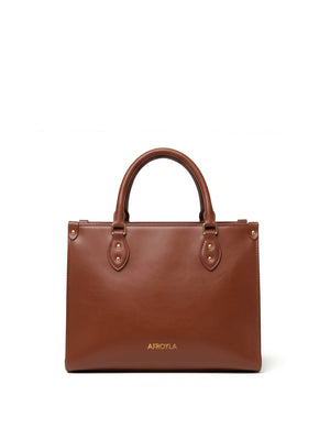 "Serwa" Brown Leather Handbag