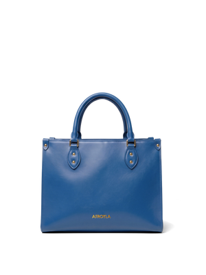 "Serwa" Cobalt Blue Leather Handbag