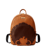 "Kora" Brown Leather Backpack