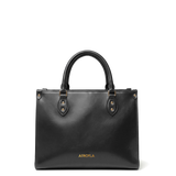 "Serwa" Black Leather Handbag