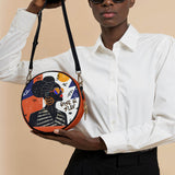 "Sanaa" Salt Pop Circle Crossbody Bag