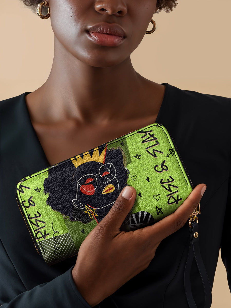 "Aina" Lime Pop Wallet FALL CLEARANCE DEAL