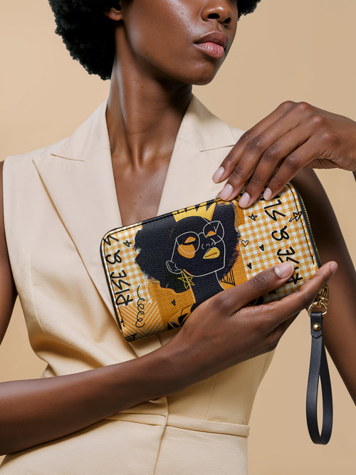 "Aina" Honeycomb Wallet