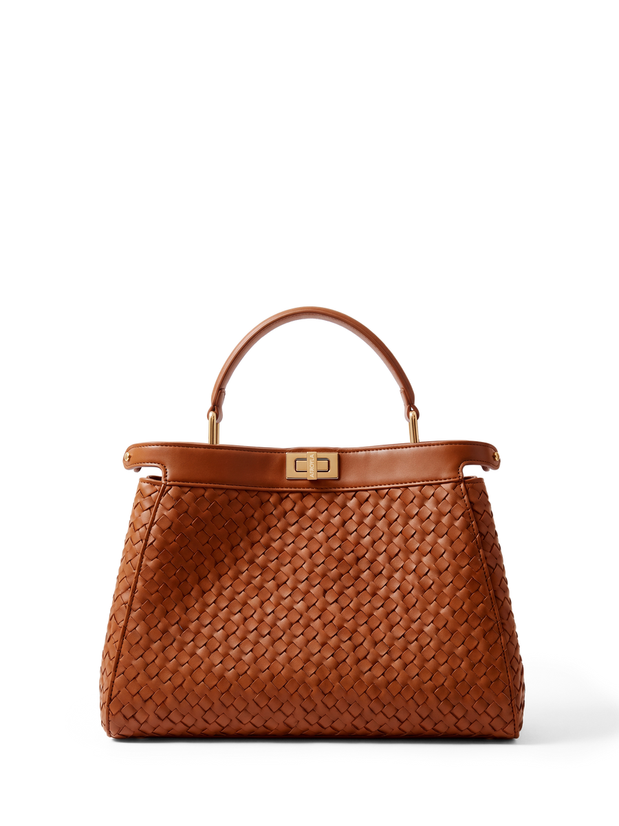 "Adaeze" Brown Woven Bag
