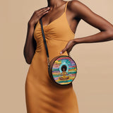 "AfroEssence" Circle Crossbody Bag - BRAVE ONES DEAL