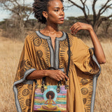 "AfroEssence" Small Leather Handbag A250 Deal