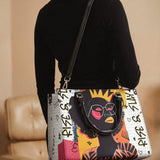 "Aina" Coconut White Leather Handbag A250 Deal