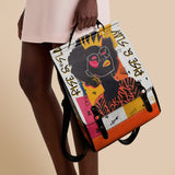 "Aina" Coconut White Leather Backpack - BRAVE ONES DEAL