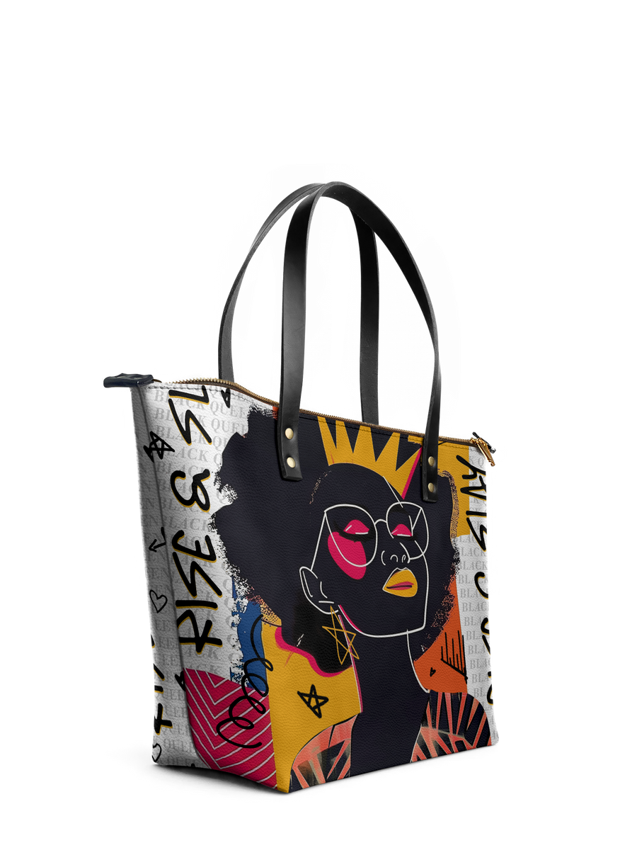 "Aina" Coconut White Leather Tote Bag Matching Set - DD DEAL