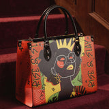 "Aina" Flame Red Leather Handbag A250 Deal