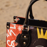 "Aina" Frosted Cherry Leather Handbag - BRAVE ONES DEAL