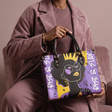 "Aina" Grape Soda Leather Handbag - BRAVE ONES DEAL