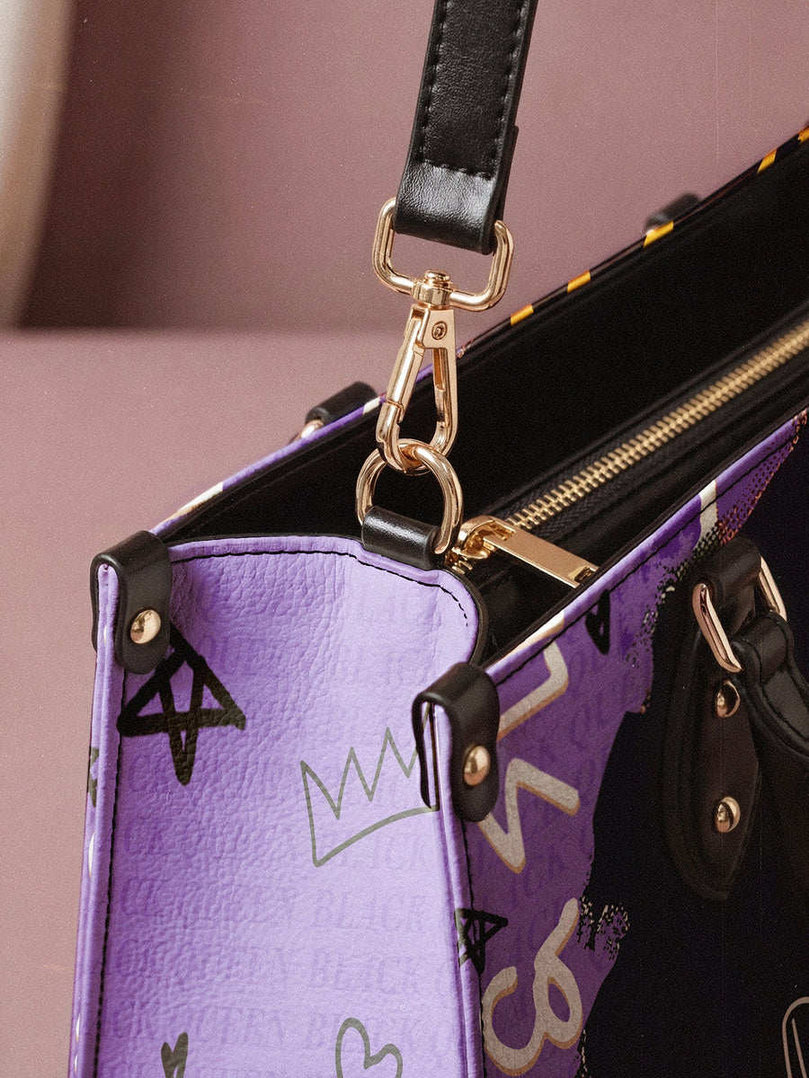 "Aina" Grape Soda Leather Handbag - DD DEAL