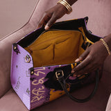 "Aina" Grape Soda Leather Handbag - BRAVE ONES DEAL