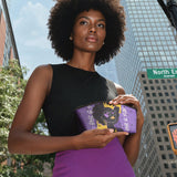 "Aina" Grape Soda Eclipse Makeup Bag