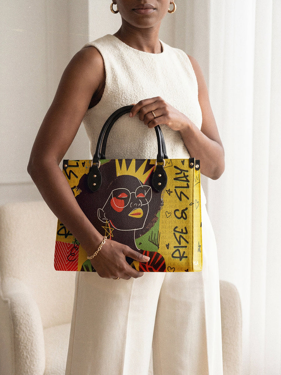 "Aina" Lemon Zest Leather Handbag - DD DEAL