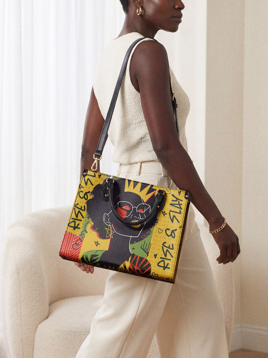 "Aina" Lemon Zest Leather Handbag Matching Set - DD DEAL