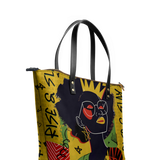 "Aina" Lemon Zest Leather Tote Bag - BRAVE ONES DEAL