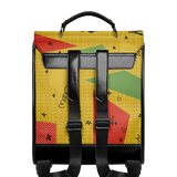 "Aina" Lemon Zest Leather Backpack