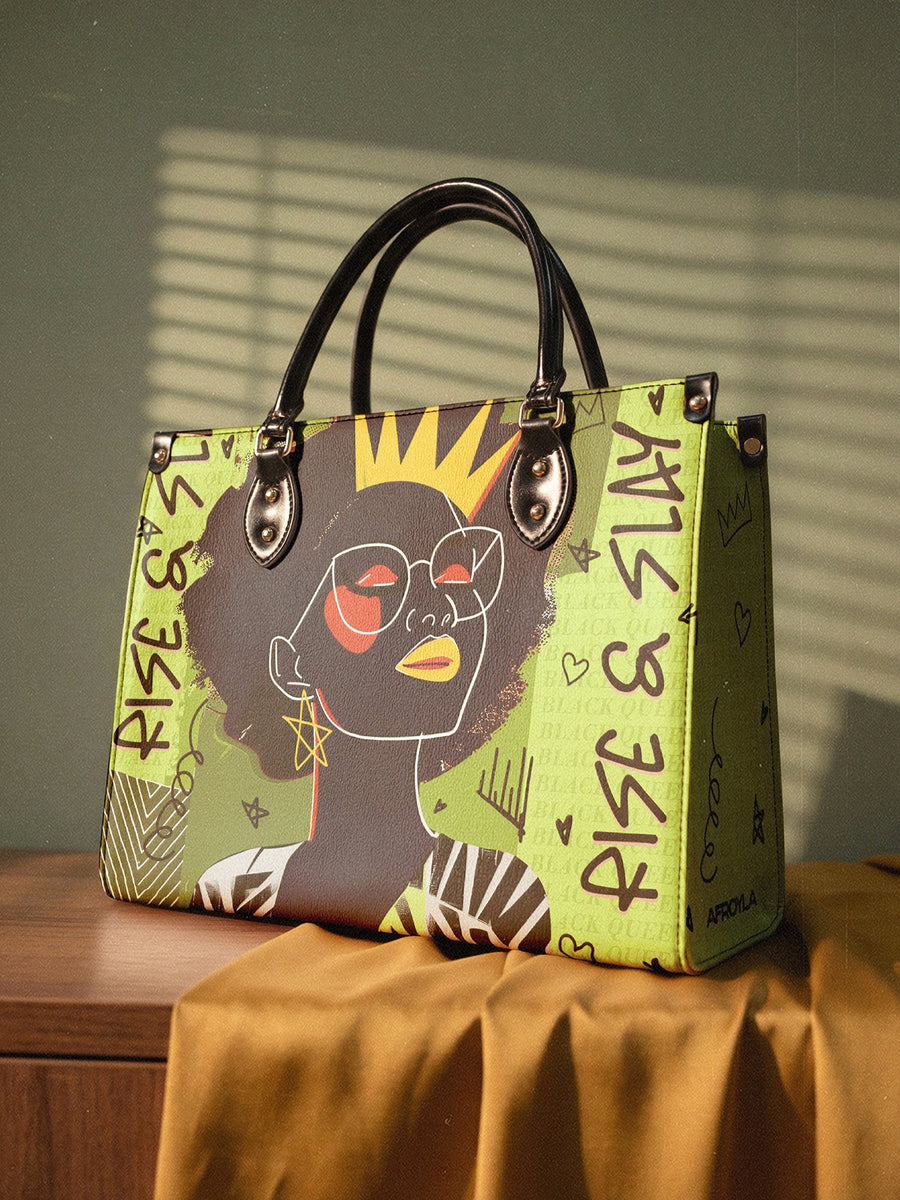 "Aina" Lime Pop Leather Handbag Matching Set - DD DEAL