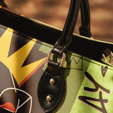 "Aina" Lime Pop Leather Handbag A250 Deal