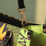 "Aina" Lime Pop Leather Handbag A250 Deal