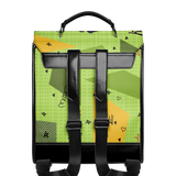 "Aina" Lime Pop Leather Backpack - BRAVE ONES DEAL