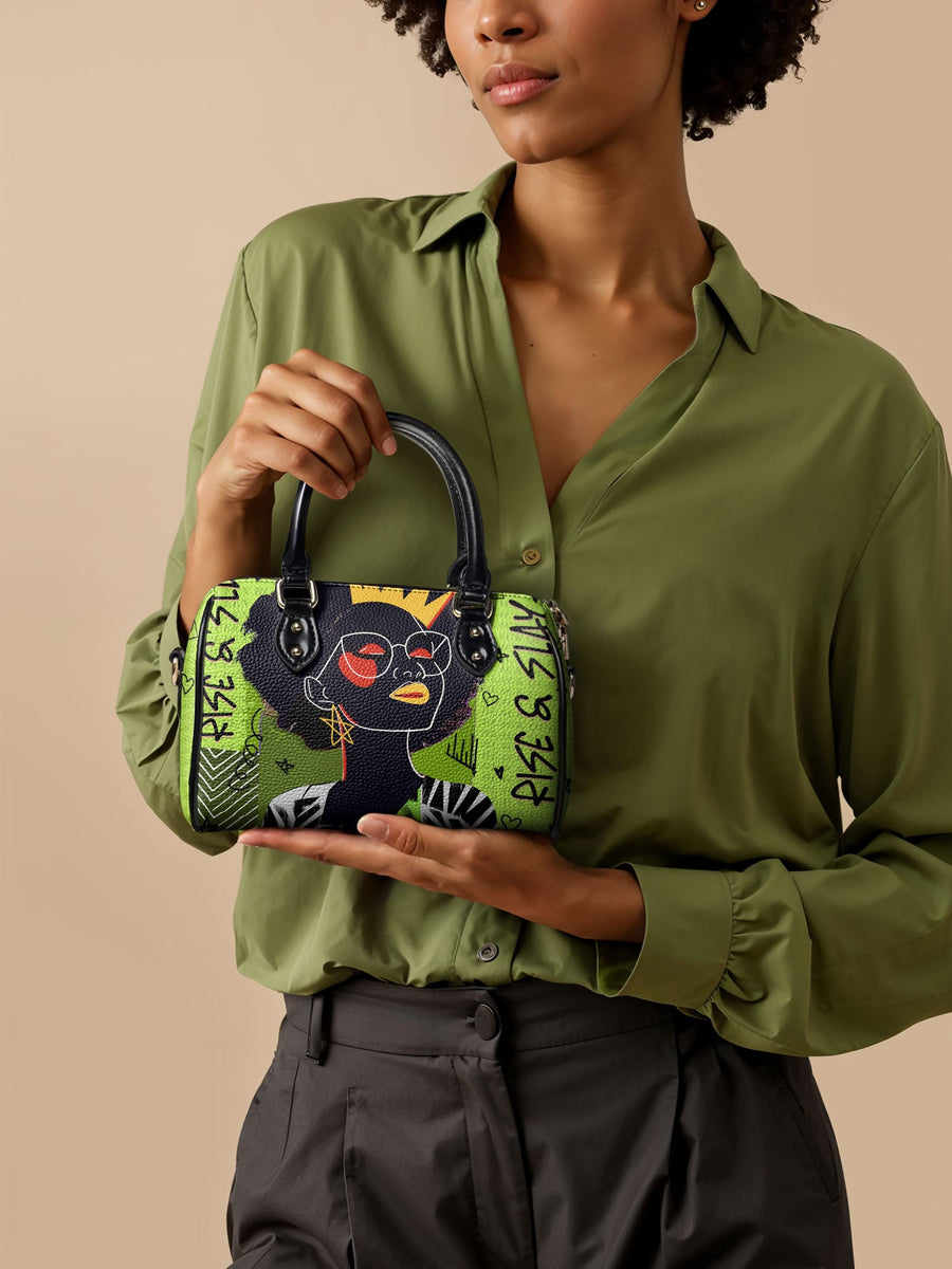 "Aina" Lime Pop Mini Satchel FALL CLEARANCE DEAL