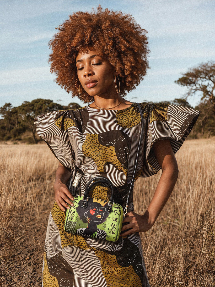 "Aina" Lime Pop Mini Satchel FALL CLEARANCE DEAL