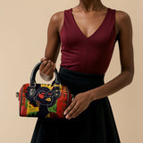 "Aina" Flame Red Mini Satchel - BRAVE ONES DEAL