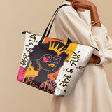 "Aina" Coconut White Leather Tote Bag - BRAVE ONES DEAL