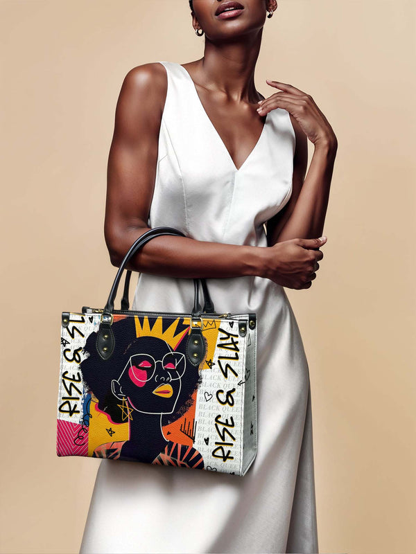 "Aina" Coconut White Leather Handbag A250 Deal