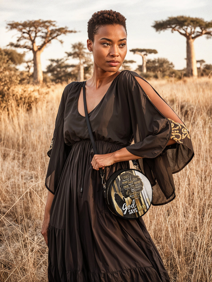"Amara" Circle Crossbody Bag