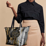 "Amara" Leather Tote Bag - BRAVE ONES DEAL