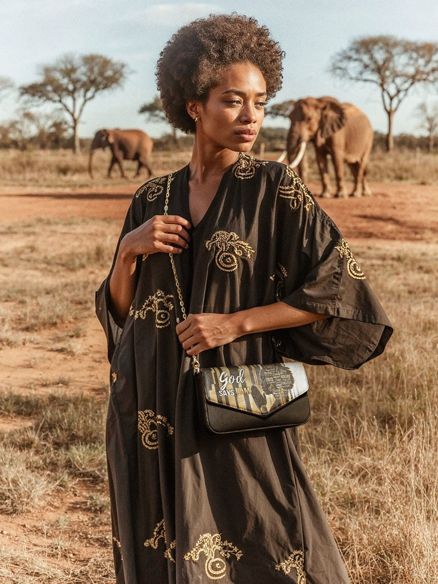 "Amara" Envelope Chain Crossbody Bag