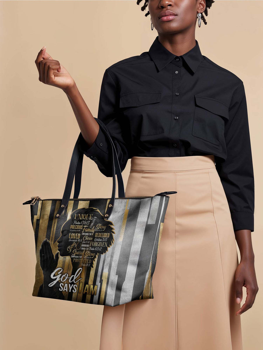 "Amara" Leather Tote Bag Matching Set - DD DEAL