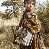 "Amara" Leather Tote Bag - BRAVE ONES DEAL