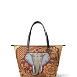 "Pembe" Leather Tote Bag - BRAVE ONES DEAL