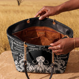 “Asante” Chain Tote Bag