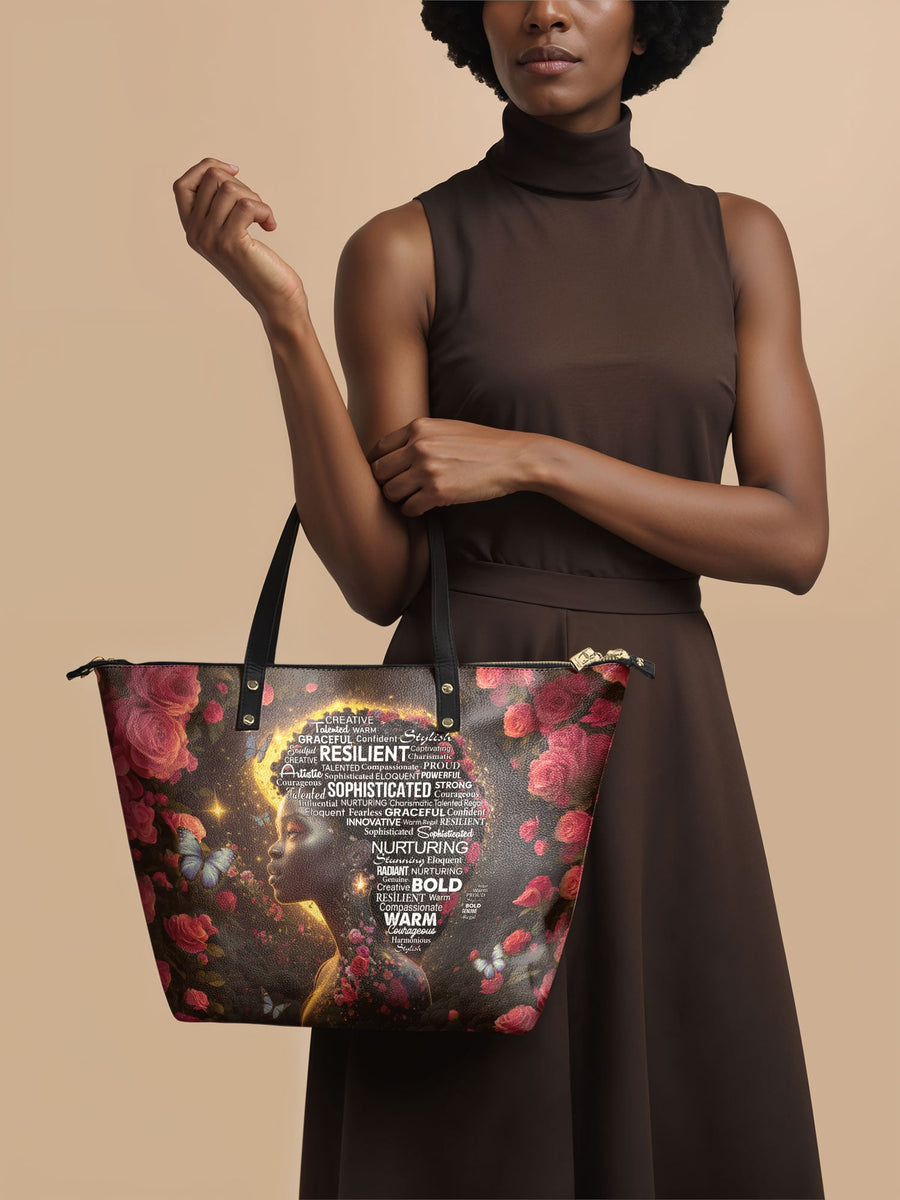 "Aurenna" Leather Tote Bag Matching Set - DD DEAL