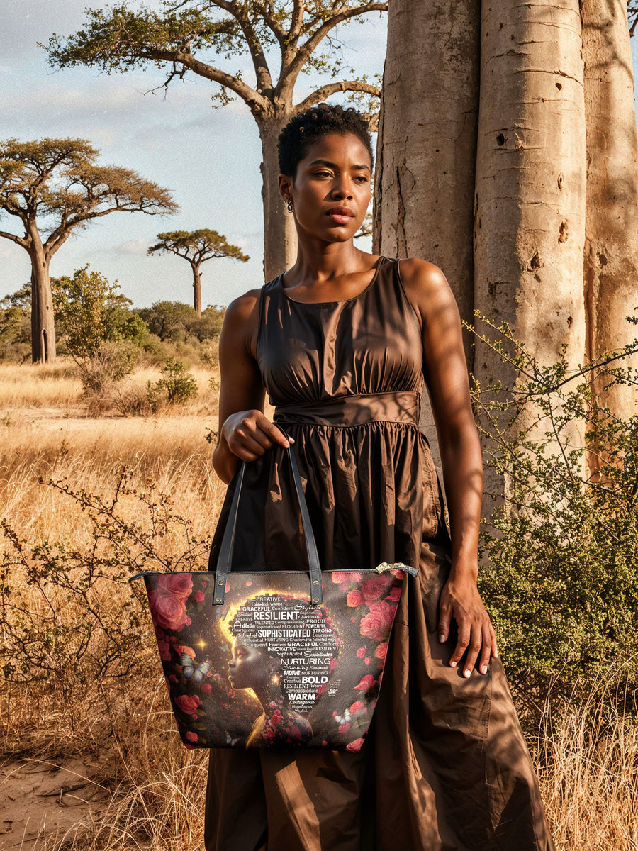 "Aurenna" Leather Tote Bag